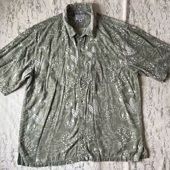 Columbia Botanical Print Button Down - Picture 5 of 5